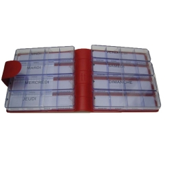 Medimax Medikamentenbox 7t Rot Englisch