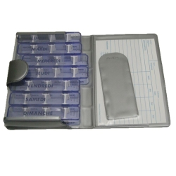 Medidos Medicine Box Gray Silver English
