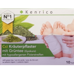 Kenrico Kräuterpflaster Grüntee 10 Stück