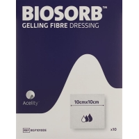 Biosorb Gelling Fibre Gelfa Wundauflagen 10x10cm 10 Stück