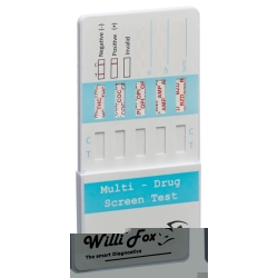 Willi Fox drugs test multi drugs 10B urine 10 pcs
