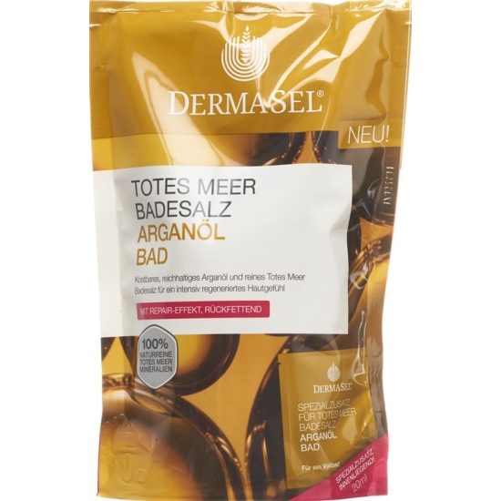 DermaSel Badesalz Arganöl 400g buy online