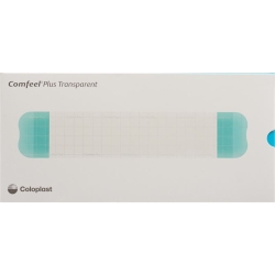 Comfeel Plus Hydrokol Verband 5x25cm Trans 5 Stück