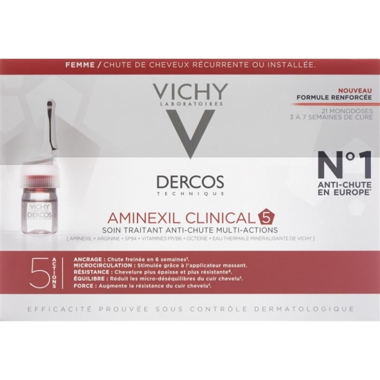 Vichy Dercos Aminexil Clinical 5 Women 21x 6ml buy online
