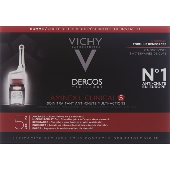 Vichy Dercos Aminexil Clinical 5 Männer 21x 6ml buy online