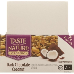 Taste Of Nature Riegel Protein Coconut 16x 40g