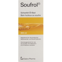 Soufrol sulphur-oil-bath bottle 800ml