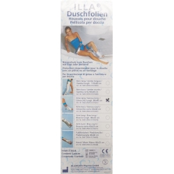 Illa Dusch Schutzfolie 80x40cm Fuss Knie Beutel 5 Stück