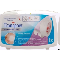 3M Transpore Fixierpflaster 12.5mm x 5m transparent
