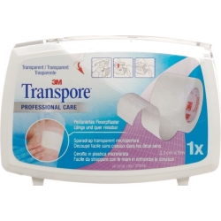 3M Transpore Fixierpflaster 25mm x 5m transparent