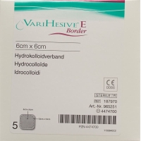 VariHesive E Border Hydrokolloidverband 6x6 / 10x10cm 5 Stück