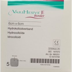 VariHesive E Border Hydrokolloidverband 6x6 / 10x10cm 5 Stück