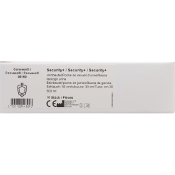 Conveen Security Plus Beinbeutel Unsteril 500ml 25cm 10 Stück