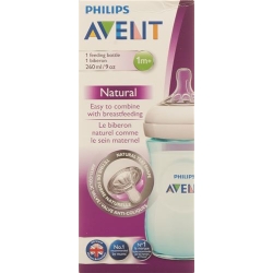 Avent Philips Naturnah Flasche 260ml Türkis (neu)