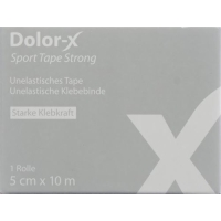 Dolor-x Sport Tape Strong 5cmx10m Weiss 12 Stück