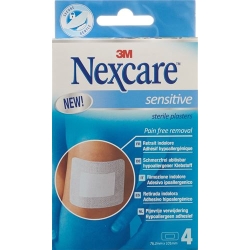 3M Nexcare Sensitive Skin Pads 4 Stück