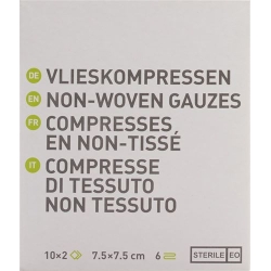 Phytoceuticals Vlieskompresse 7.5x7.5cm 25x 2 Stück