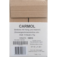 Carmol Lutschbonbons Zitrone Beutel 75g