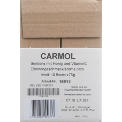 Carmol Lutschbonbons Zitrone Beutel 75g