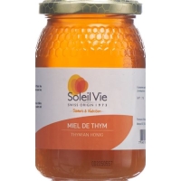 Soleil Vie Thymianhonig 100% Natürlich Flasche 500g