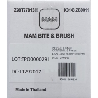 Mam Bite & Brush 3+m Ass 6 Stück