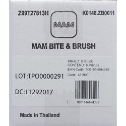 Mam Bite & Brush 3+m Ass 6 Stück