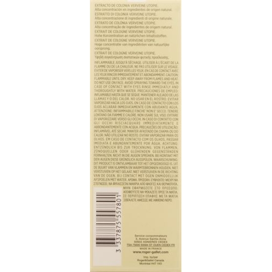 Roger Gallet Extrait Cologne Verveine Utop 500ml buy online