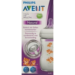 Avent Philips Natural Bottle 260ml Tiger