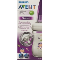 Avent Philips Natural Bottle 260ml Hippo