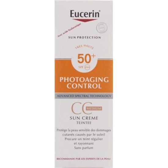 Eucerin SUN photoaging Control CC Sun cream tinted medium SPF50 + Tb 50 ml