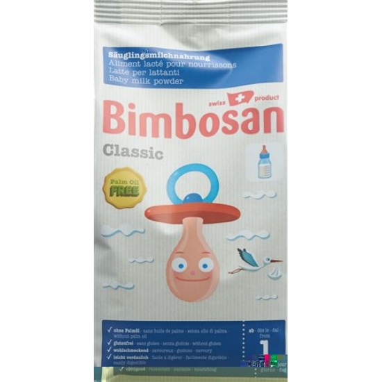 Bimbosan Classic formula milk without palm oil bag 500g buy online