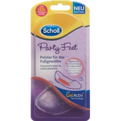 Scholl Party Feet Polster Fussgewoelbe 1 Paar
