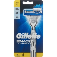 Gillette Mach3 Turbo razor with 2 blades M (new)