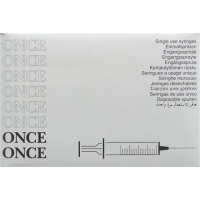 Once Einmalspritze Luer 2ml Zentrisch 100 Stück