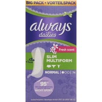 Always Slipeinlage Slim Multiform Fresh Vor 74 Stück