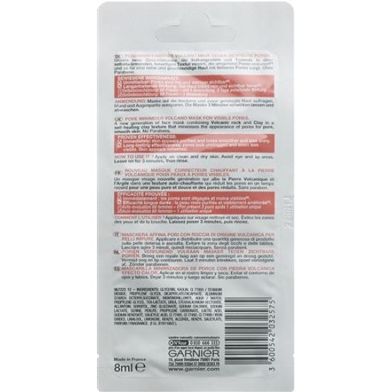 Garnier Skinactive Sach Mask Pore Mi Vo 25x 8ml buy online