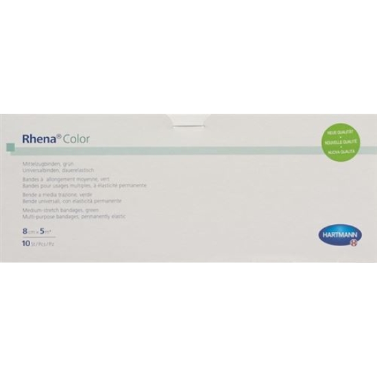 Rhena Color Elastische Binden 8cmx5m Gr Off 10 Stück buy online