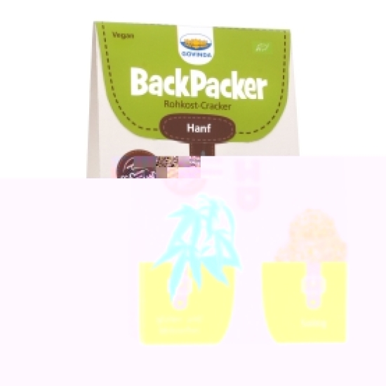 Govinda Backpacker Rohkost-Cookie Hanf Bio 80g buy online