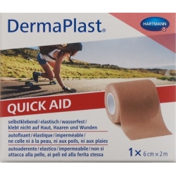 Dermaplast Quickaid 6cmx2m skin-coloured