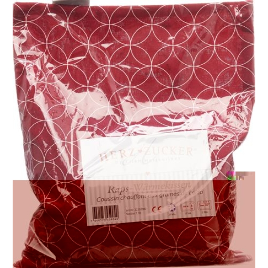 Herzzucker rapeseed warming pillow 26x21cm Kyoto Red buy online