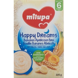 Milupa Happy Dreams Bananen Aprikosen Brei 225g