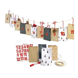 Herboristeria Adventskalender-Set Schwa-weiss-gold