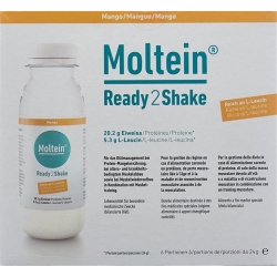 Moltein Ready2shake Mango 6 Flasche 24g