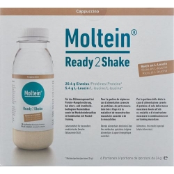Moltein Ready2shake Cappuccino 6 Flasche 24g