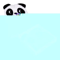 Herboristeria wash mitt Miko The Panda
