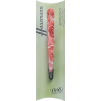 Hausmann Tweezers Slanted Roses Pink Design Roses