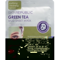 Skin Republic Green Tea Mud Sheet Face Mask Beutel