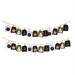 Herboristeria Advent Calendar In Fabric Black-Gold
