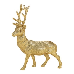 Herboristeria Dekofigur 39cm Hirsch Gold Gross