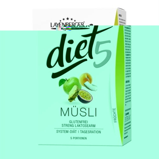 Layenberger Diet5 Muesli Früchte 5x 45g buy online